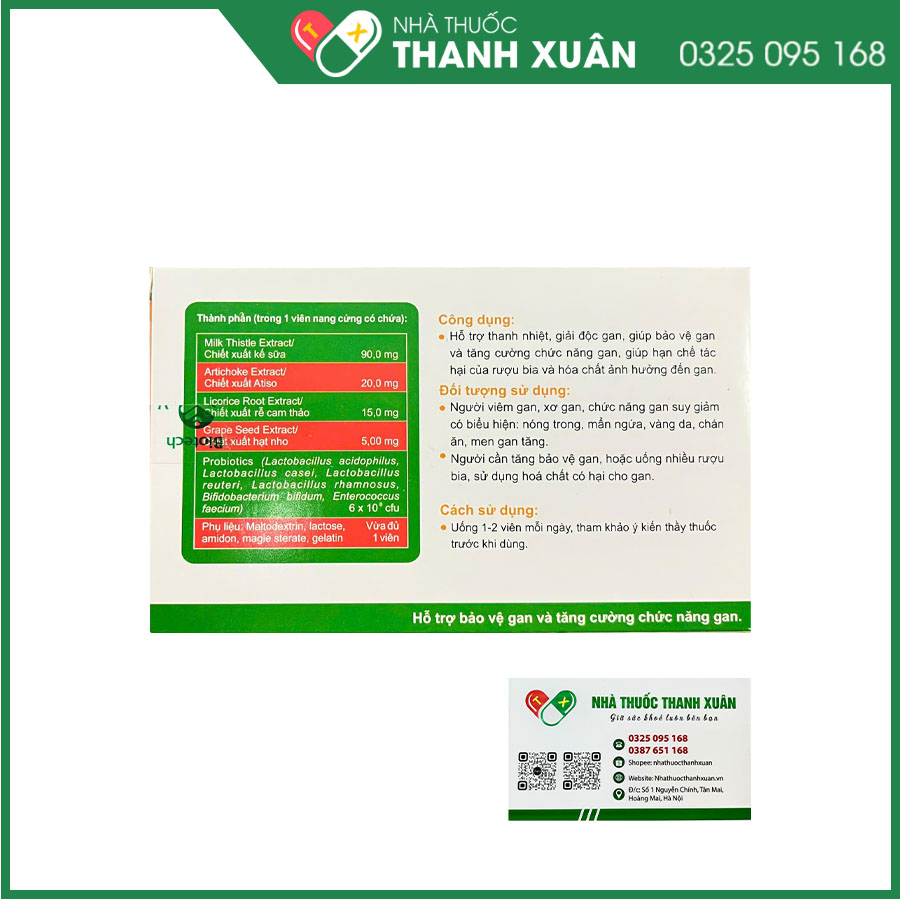 Viên uống Healthy Liver EVD giúp hỗ trợ thanh nhiệt, giải độc bảo vệ gan, hạn chế tác hại của bia rượu đến gan